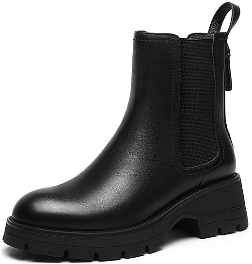 women-camel-crown-leather-martin-boot-comfort-shock-absorbing-lightweight-mid-heel-black-lf-22245098