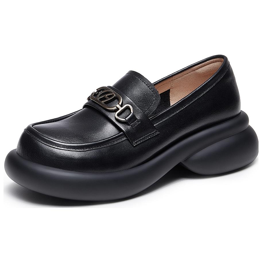 (W) CAMEL CROWN Loafer 'British Casual Black' 圖 2