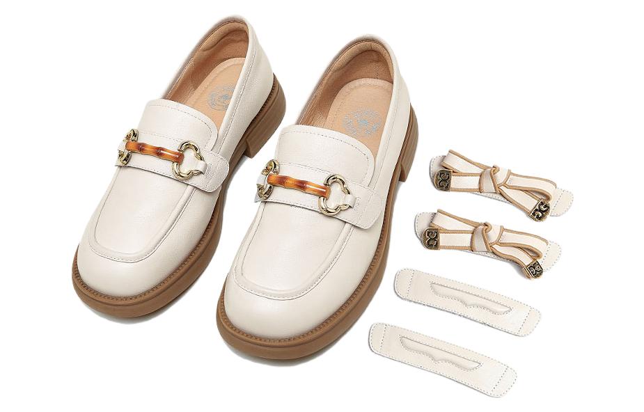 Shop CAMEL駱駝 休閒舒適 樂福鞋 低跟 女款