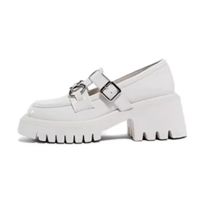 (W) CAMEL CROWN Loafer 'CMFT High-Heel'
