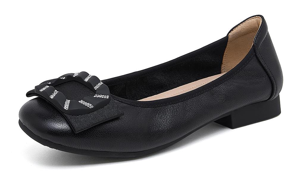 Lookbook CAMEL駱駝 舒適防滑 休閒百搭 樂福鞋 2cm 女款