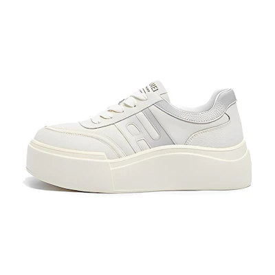 (W) CAMEL CROWN Low-top Board Sneakers 'Beige Grey'
