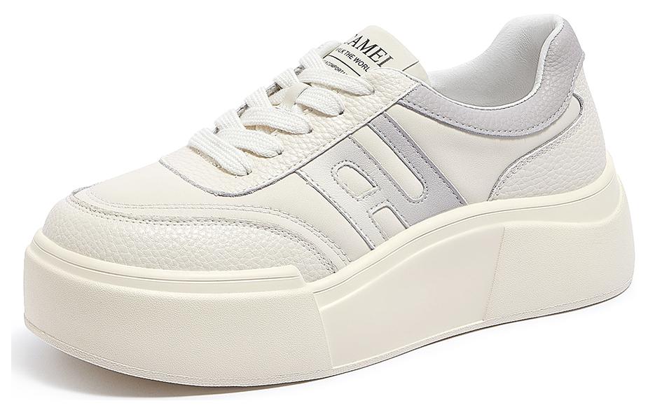 (W) CAMEL CROWN Low-top Board Sneakers 'Beige Grey' 圖 4