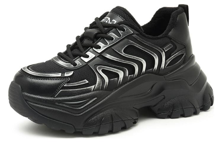 Buy (Women) CAMEL CROWN Low-Top Dad Shoes 'Black Silver' A14703629