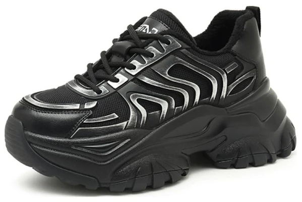 (Women) CAMEL CROWN Low-Top Dad Shoes 'Black Silver' A14703629 Buy (Women) CAMEL CROWN Low-Top Dad Shoes 'Black Silver' A14703629