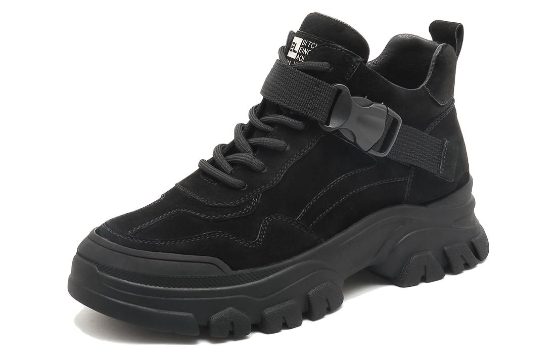 (W) CAMEL CROWN Martin Boot 'Black'