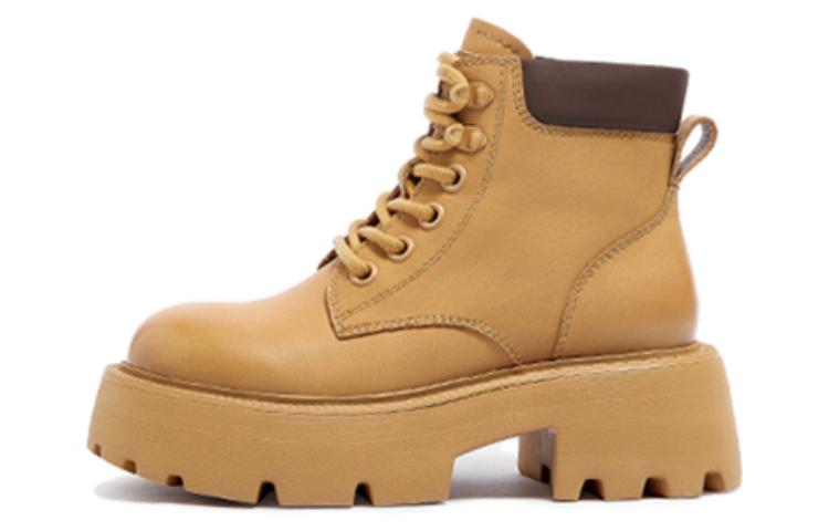 (W) CAMEL CROWN Martin Boot 'Casual Short Tube'