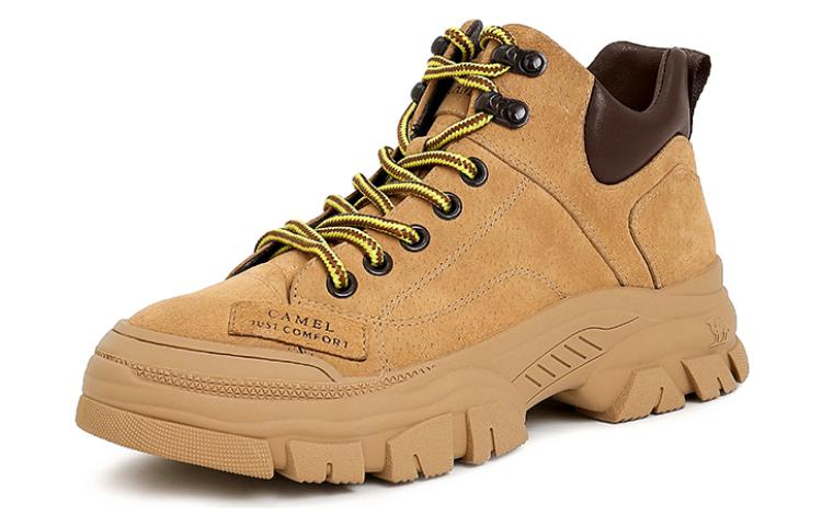 (W) CAMEL CROWN Martin Boot 'CMFTable Versatile Mid-Heel'