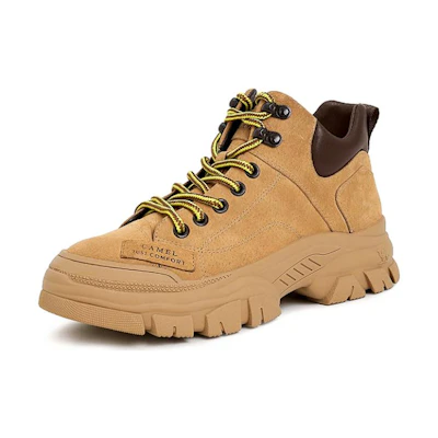 (W) CAMEL CROWN Martin Boot 'CMFTable Versatile Mid-Heel'