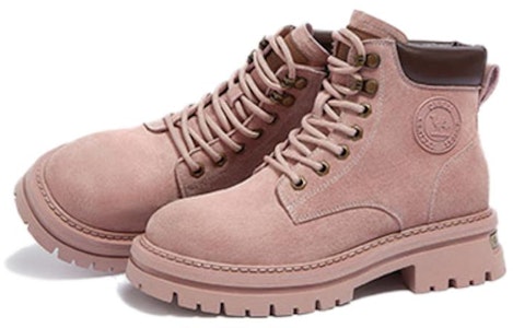 駱駝品牌 柔軟皮面 短筒 馬丁靴 高跟 女款 Details for 駱駝品牌 柔軟皮面 短筒 馬丁靴 高跟 女款