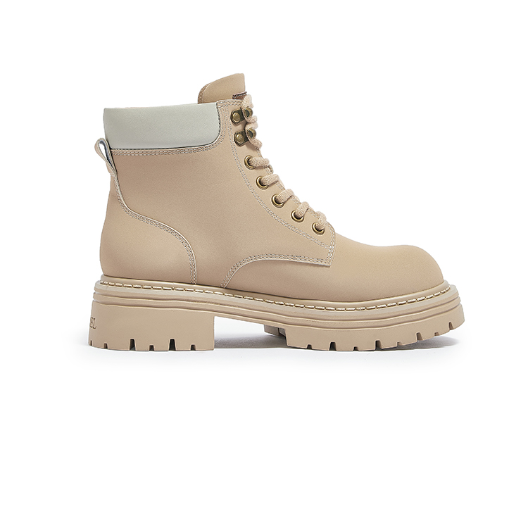 Sizing CAMEL骆驼  經典百搭 踢不爛大黃靴 小個子厚底增高馬丁靴工裝靴 短筒 馬丁靴 女款