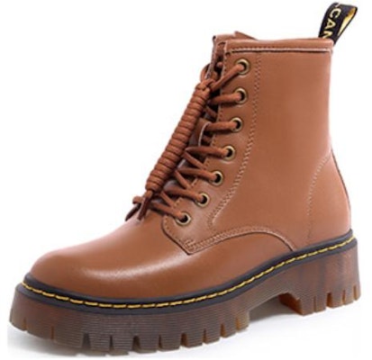 駱駝百搭舒適氣質耐磨中筒馬丁靴女款 Shop 駱駝百搭舒適氣質耐磨中筒馬丁靴女款