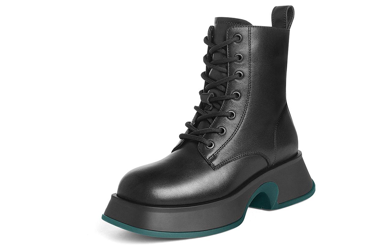 (Women) CAMEL CROWN Mid-Top Martin Boot 'Black' LF22246884