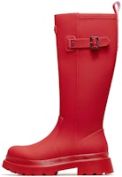 CAMEL骆驼 戶外涉水防滑耐磨防水徒步 高筒 雨靴 女款 1