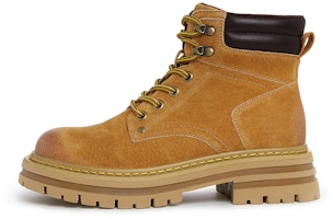 (Women) CAMEL CROWN Outdoor Short Boots 'Fleece-Lined Mustard Yellow' LF22245143R (Women) CAMEL CROWN Outdoor Short Boots 'Fleece-Lined Mustard Yellow' LF22245143R