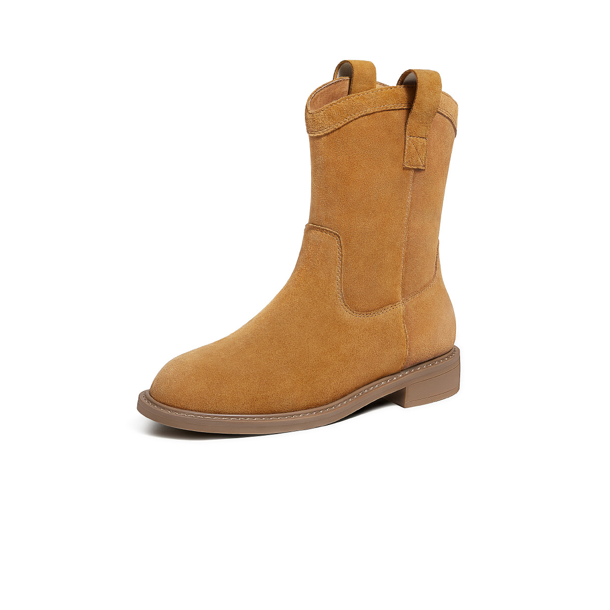 (W) CAMEL CROWN Retro British Style Ankle Boot 'Female'