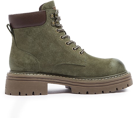 (W) CAMEL CROWN Bota Clásica Retro Martin 'Suela Alta Amarilla Corta' L23W076036 4