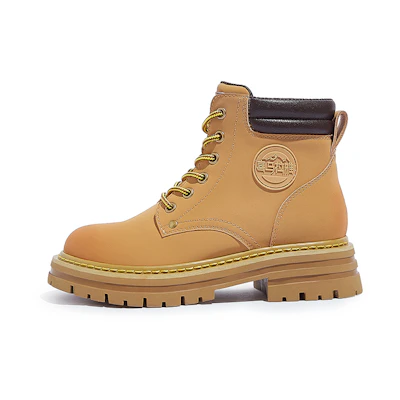 (W) CAMEL CROWN Retro Classic Martin Boots 'Yellow Suede'