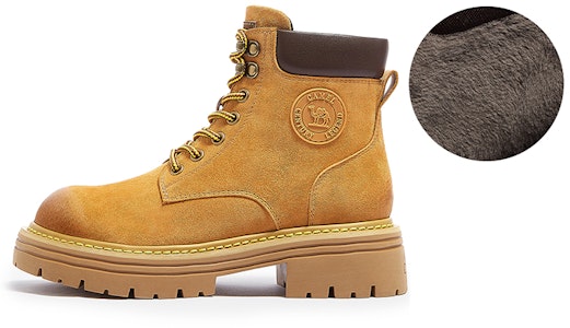 駱駝牌 復古經典 輕便耐磨 加絨 短筒 馬丁靴 女款 Buy 駱駝牌 復古經典 輕便耐磨 加絨 短筒 馬丁靴 女款