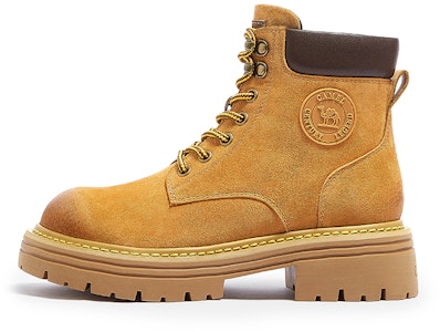 駱駝牌 復古經典 輕便耐磨 加絨 短筒 馬丁靴 女款 Order 駱駝牌 復古經典 輕便耐磨 加絨 短筒 馬丁靴 女款