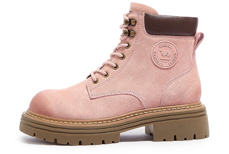 駱駝牌 復古經典 輕便耐磨 加絨 短筒 馬丁靴 女款 Details for 駱駝牌 復古經典 輕便耐磨 加絨 短筒 馬丁靴 女款