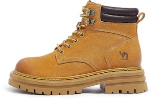 (Women) CAMEL CROWN Retro Classic Short Outdoor Boots 'Yellow Suede' L23W076065 (Women) CAMEL CROWN Retro Classic Short Outdoor Boots 'Yellow Suede' L23W076065