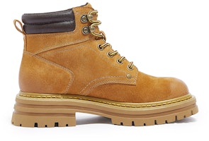 (W) CAMEL CROWN Retro Classic Sepatu Pendek Outdoor 'Kuning Suede' L23W076065 Order (W) CAMEL CROWN Retro Classic Sepatu Pendek Outdoor 'Kuning Suede' L23W076065