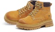 Lookbook (W) CAMEL CROWN Retro Classic Sepatu But Pendek Luar 'Kuning Suede' L23W076065