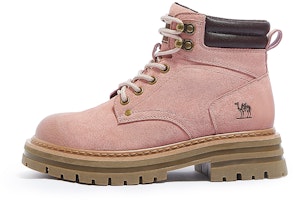 (W) CAMEL CROWN Retro Classic Sepatu Pendek Outdoor 'Kuning Suede' L23W076065 Details for (W) CAMEL CROWN Retro Classic Sepatu Pendek Outdoor 'Kuning Suede' L23W076065