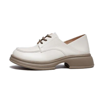 (W) CAMEL CROWN Round Toe Lace-Up Loafer 'Fashion'