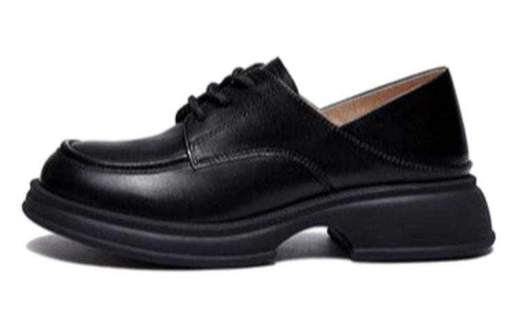 (W) CAMEL CROWN Round Toe Lace-Up Loafer 'Fashion' 圖 2