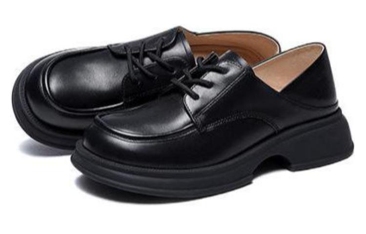 (W) CAMEL CROWN Round Toe Lace-Up Loafer 'Fashion' 圖 4