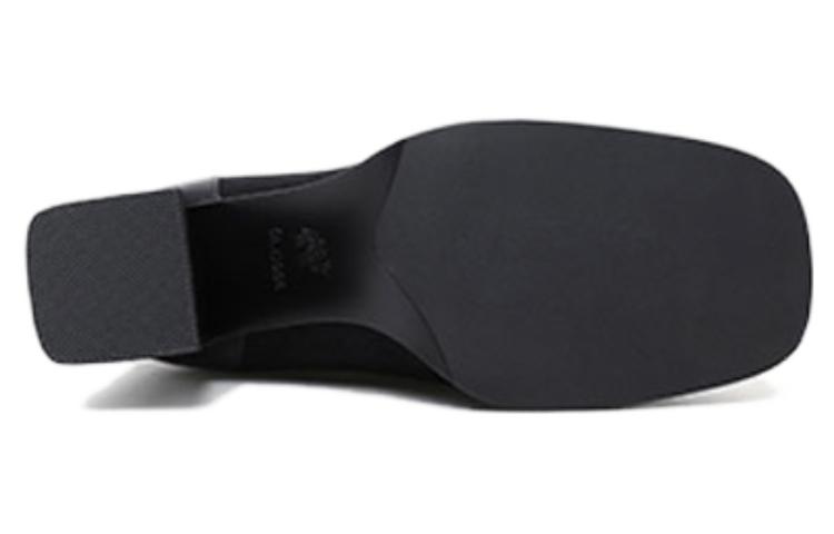 Lookbook (W) 캐멀크라운 블랙 숏부츠 (Camel Crown Black Short Boots - Abbreviated) LF22246918