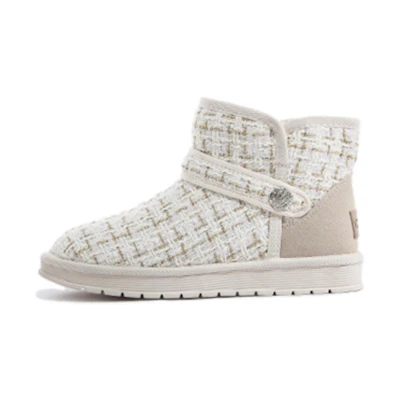 (W) CAMEL CROWN Short Snow Boots 'Warm Beige'