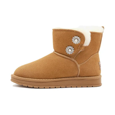 (W) CAMEL CROWN Snow Boots 'Warm Waterproof CMFTable Versatile Short Tube'