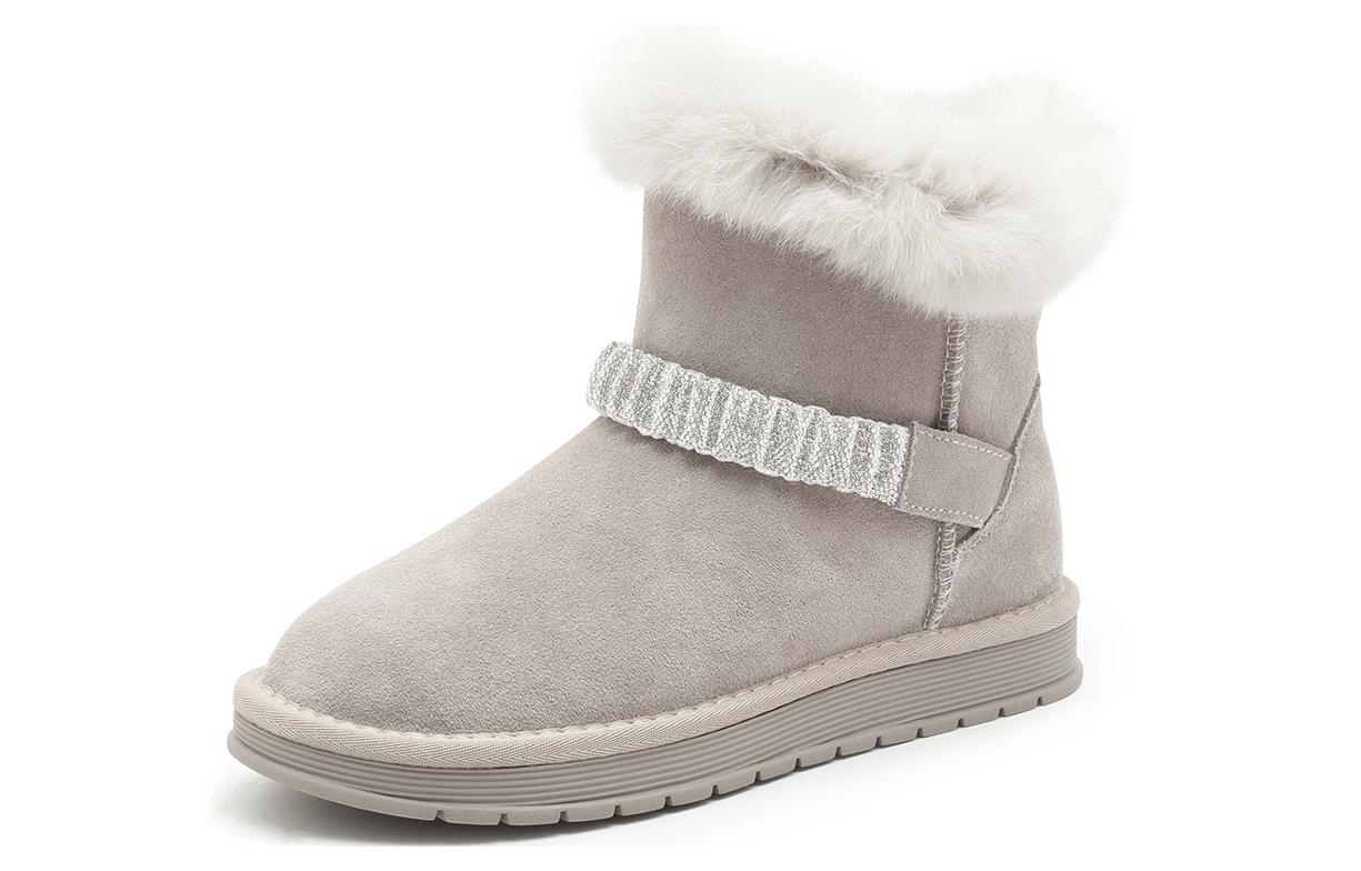 Shop CAMEL駱駝 保暖防水 舒適百搭 短筒 雪地靴 女款