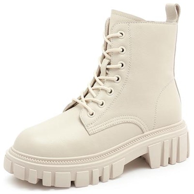 (W) 骆驼皇冠加绒皮革中筒马丁靴‘厚底粗跟’ A14703624 Order (W) 骆驼皇冠加绒皮革中筒马丁靴‘厚底粗跟’ A14703624