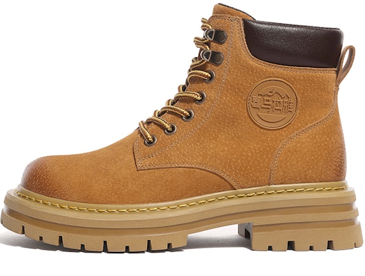 (Women) CAMEL CROWN Work Boot 'Suede Short Outdoor - Earth Yellow' LF222W7569 Buy (Women) CAMEL CROWN Work Boot 'Suede Short Outdoor - Earth Yellow' LF222W7569
