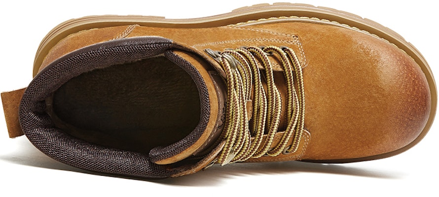 (W) CAMEL CROWN Botas de Trabajo Antideslizantes Forradas en Piel Amarilla Corta. LF222W7569R Shop (W) CAMEL CROWN Botas de Trabajo Antideslizantes Forradas en Piel Amarilla Corta. LF222W7569R