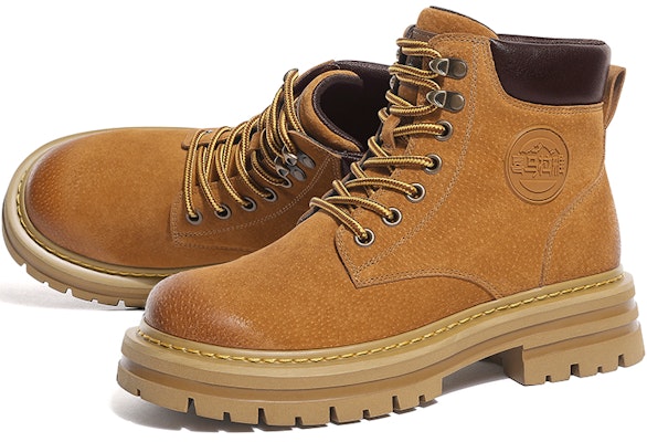 (W) CAMEL CROWN Botas de Trabajo Antideslizantes Forradas en Piel Amarilla Corta. LF222W7569R Purchase (W) CAMEL CROWN Botas de Trabajo Antideslizantes Forradas en Piel Amarilla Corta. LF222W7569R