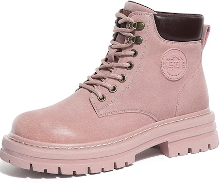 (W) CAMEL CROWN Botas de Trabajo Antideslizantes Forradas en Piel Amarilla Corta. LF222W7569R 1