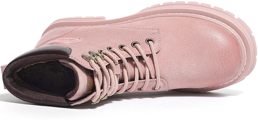 (W) CAMEL CROWN Botas de Trabajo Antideslizantes Forradas en Piel Amarilla Corta. LF222W7569R 2