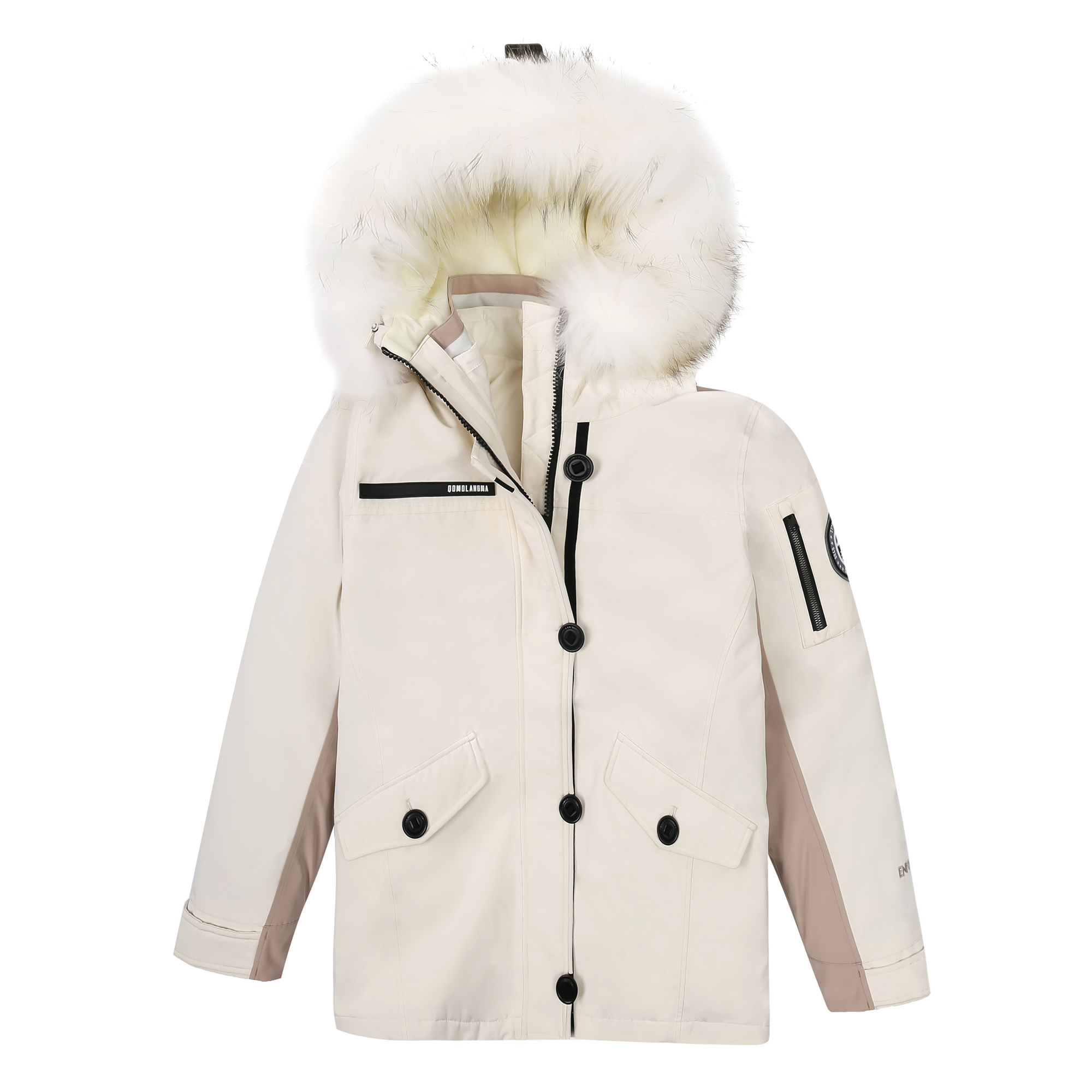 (Women) CAMEL Everest Series 3-in-1 White Goose Down Jacket with Detachable Inner. AD22263759