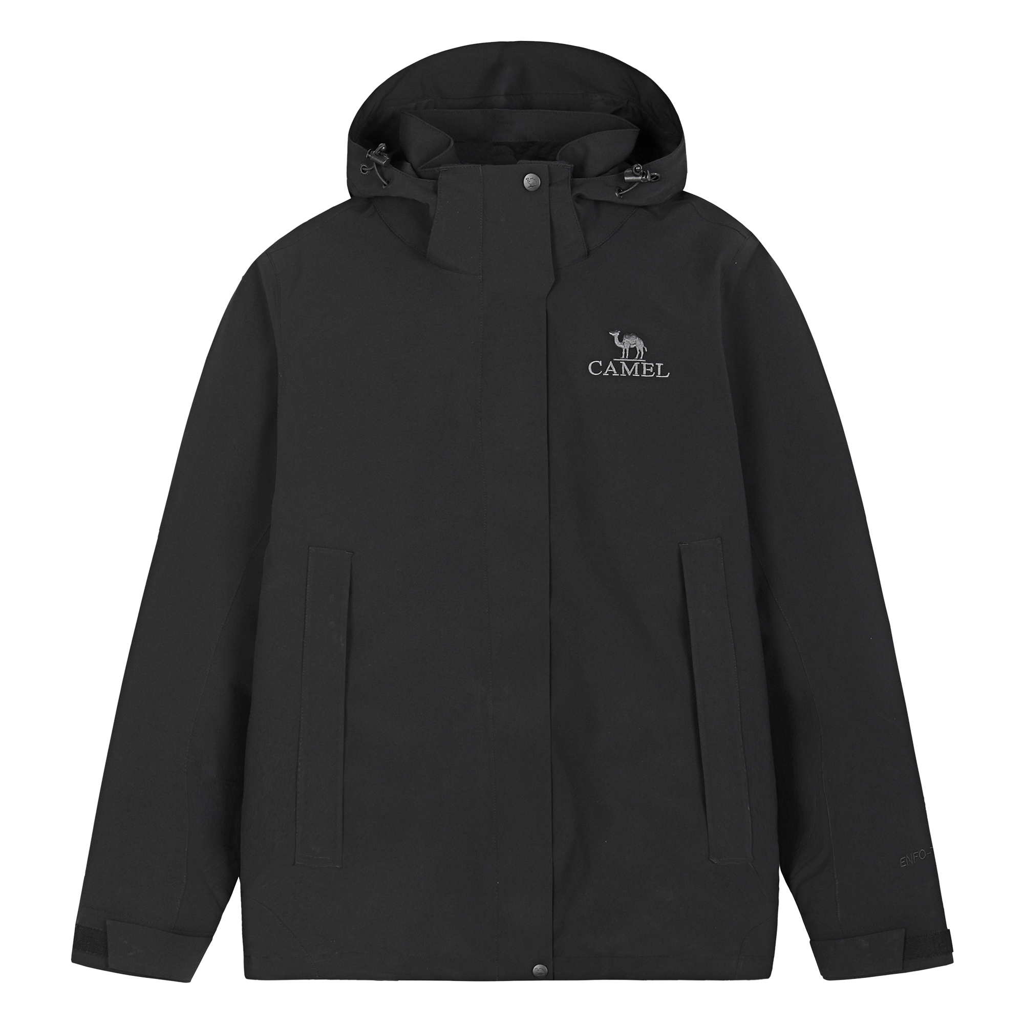 (Women) CAMEL Extreme Cold Series Waterproof Down Jacket with Detachable Hood A23CAF0063