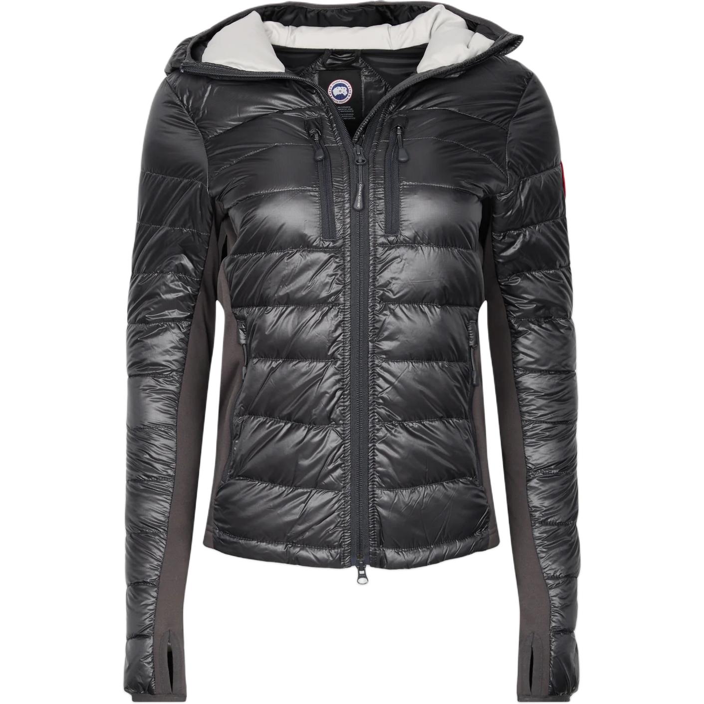 (Women) Canada Goose  Black Long Sleeve Hooded Down Jacket 2703L-61