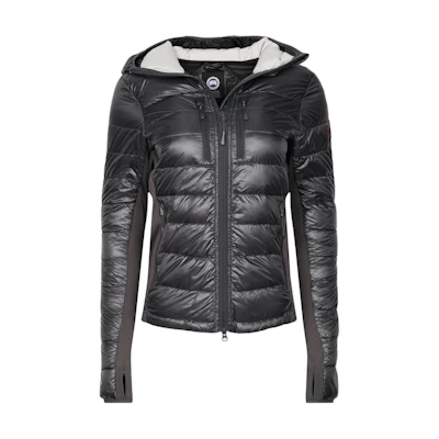 (Women) Canada Goose Black Long Sleeve Hooded Down Jacket 2703L-61