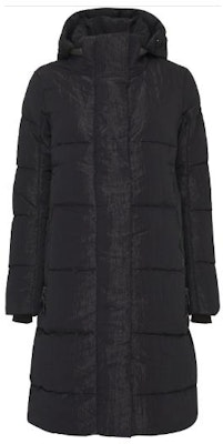 (Women) Canada Goose Black Solid Color Long Sleeve Mid-Length Hooded Coat 2610WB-161 Order (Women) Canada Goose Black Solid Color Long Sleeve Mid-Length Hooded Coat 2610WB-161