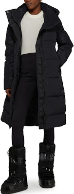 (Women) Canada Goose Black Solid Color Long Sleeve Mid-Length Hooded Coat 2610WB-161 Shop (Women) Canada Goose Black Solid Color Long Sleeve Mid-Length Hooded Coat 2610WB-161