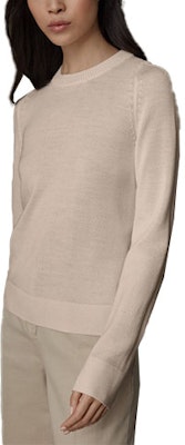 (W) Canada Goose Crewneck Knit Sweater Kelabu Terang/Coklat 7024L-149 Buy (W) Canada Goose Crewneck Knit Sweater Kelabu Terang/Coklat 7024L-149