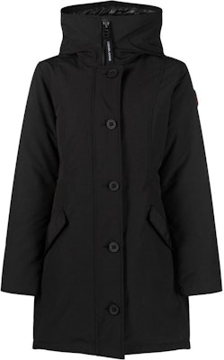 (Women) Canada Goose Embroidered Logo Hoodie Parka Black. 2580-W61 Buy (Women) Canada Goose Embroidered Logo Hoodie Parka Black. 2580-W61